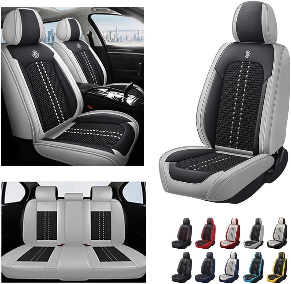 Huse auto Nissan Elite Negru +Gri (Textil + Piele )