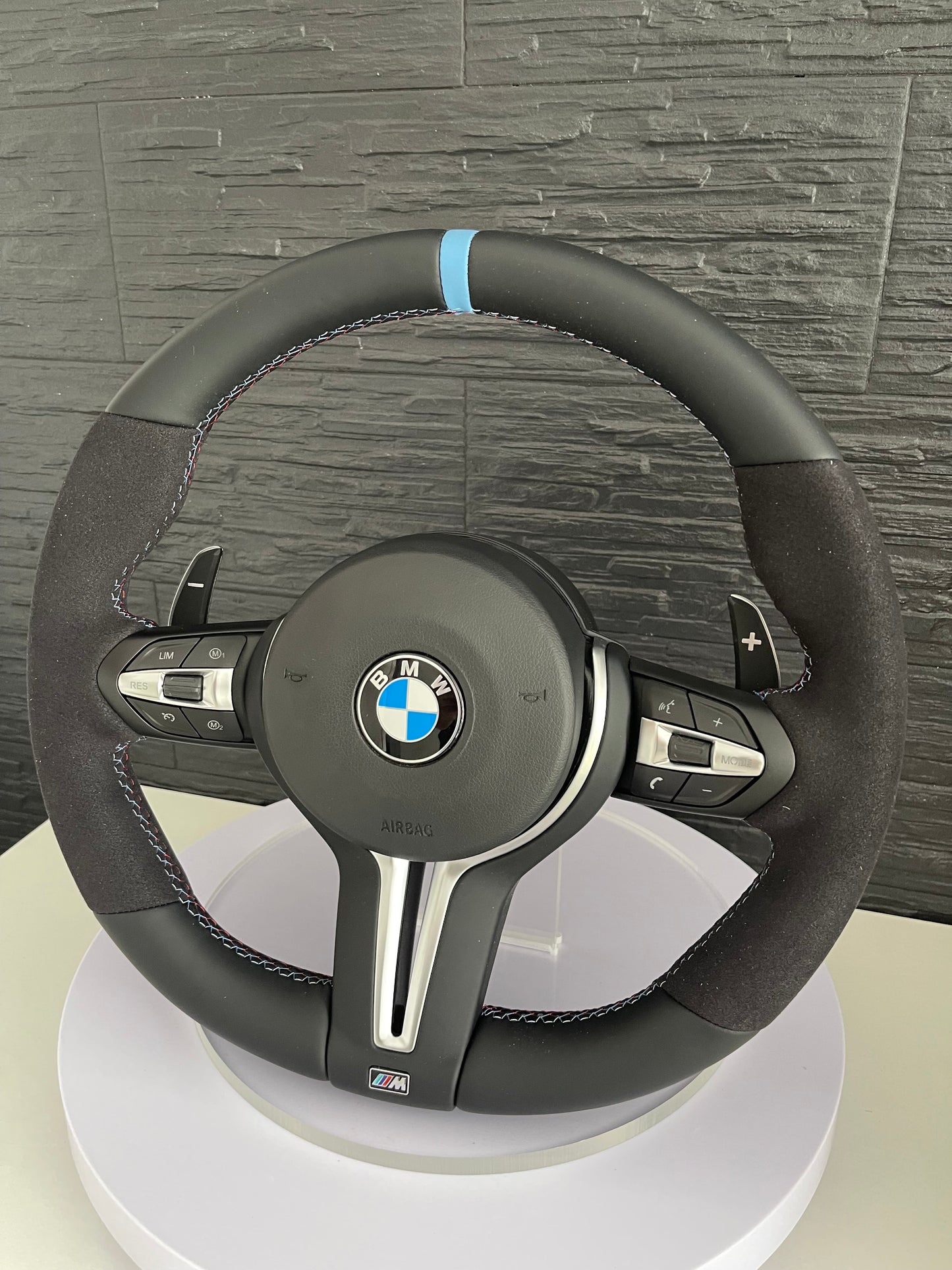 🏁 Volan Sport AT Performance – BMW Seria F , Alcantara + Piele