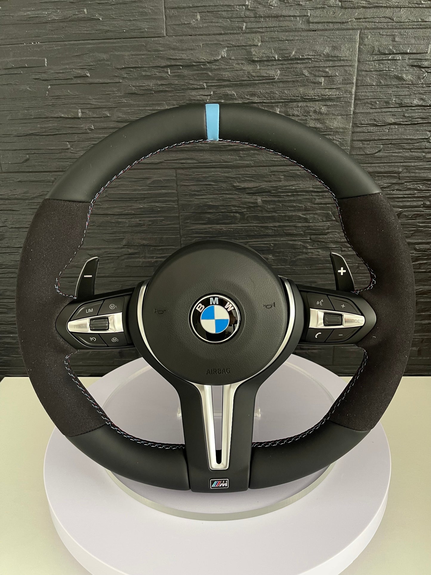 🏁 Volan Sport AT Performance – BMW Seria F , Alcantara + Piele