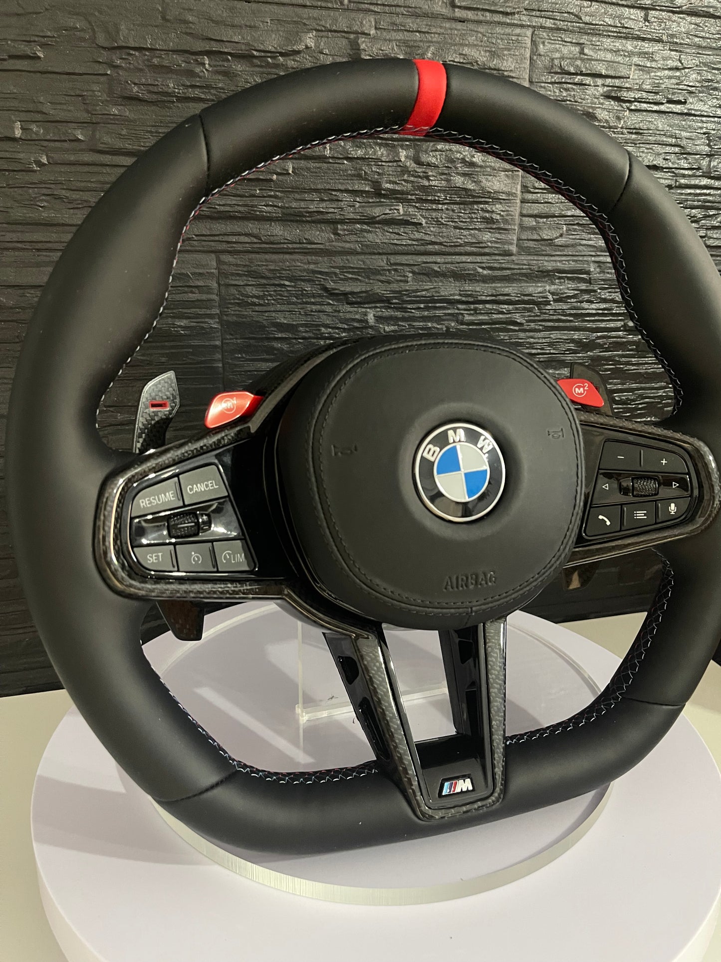 🏁 Volan Sport AT Performance – BMW Seria G – Piele naturală mată
