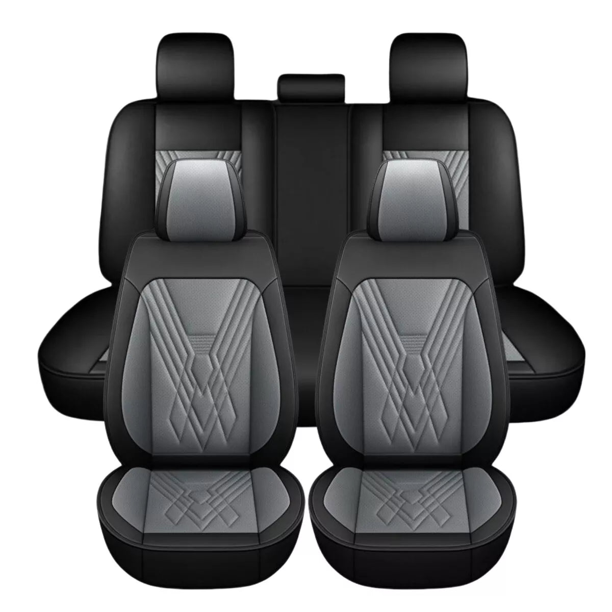 Huse auto Hyundai Exclusive , Gri + Negru