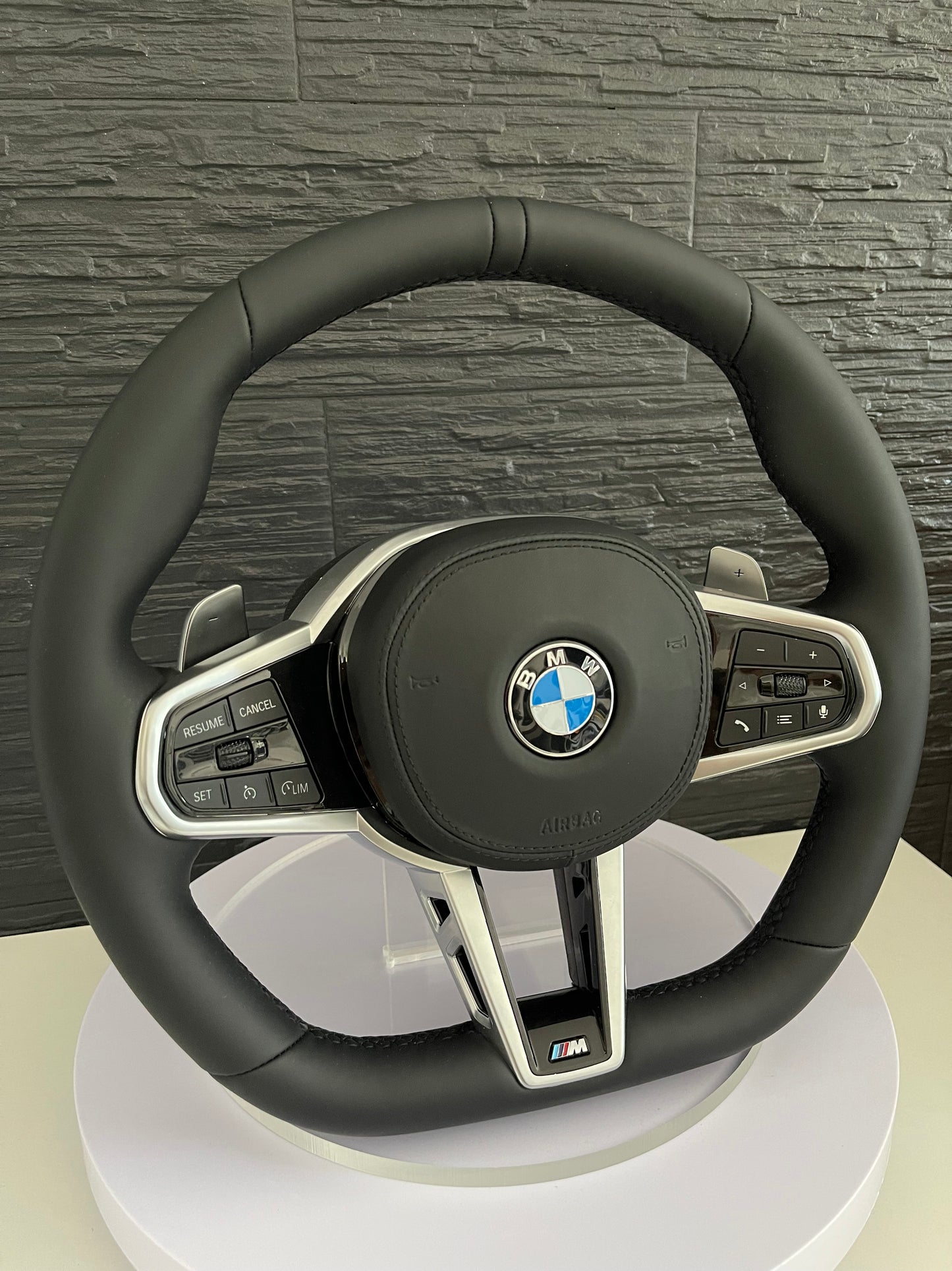 🏁 Volan Sport AT Performance – BMW Seria G – Piele naturală