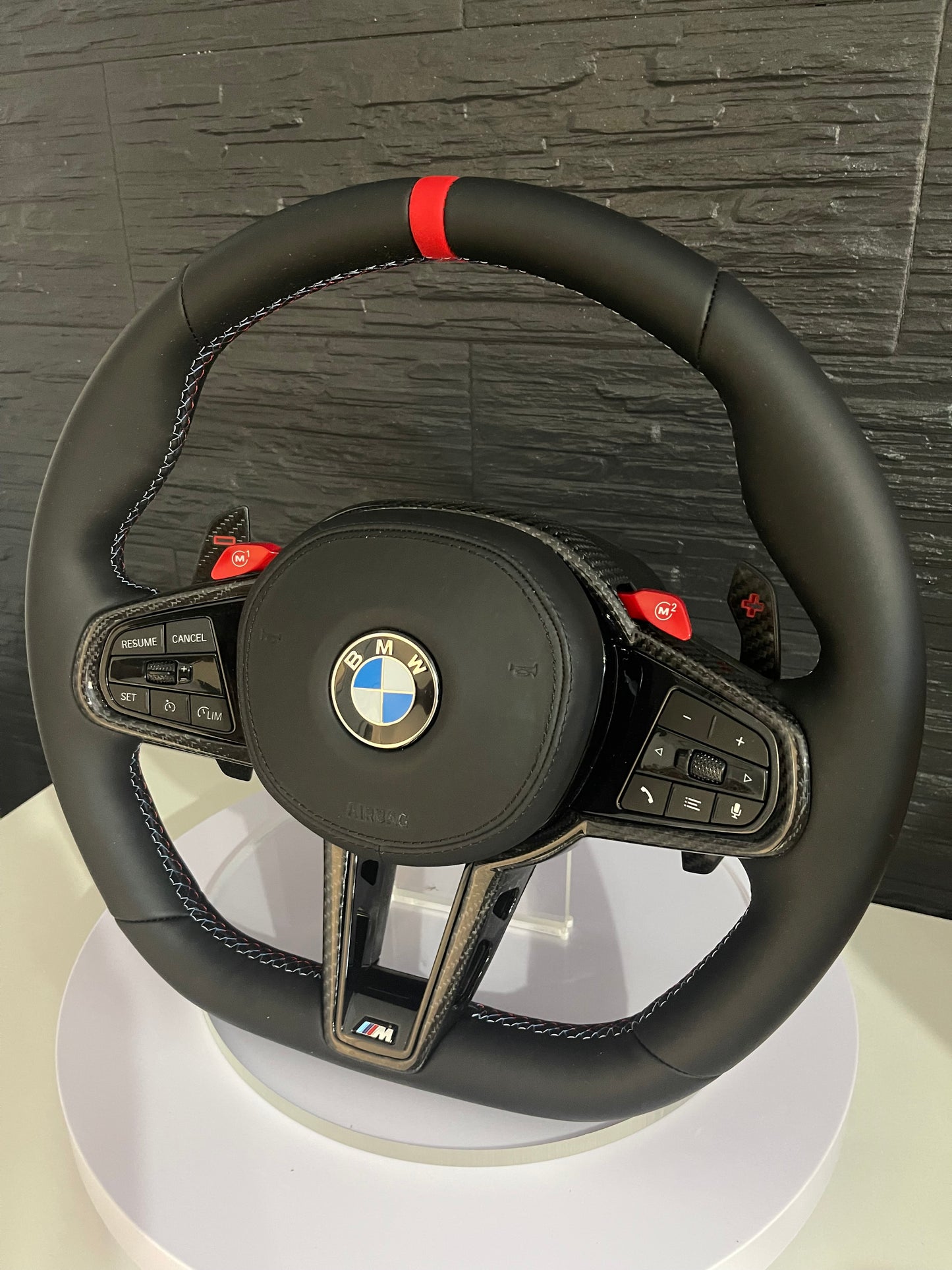 🏁 Volan Sport AT Performance – BMW Seria G – Piele naturală mată