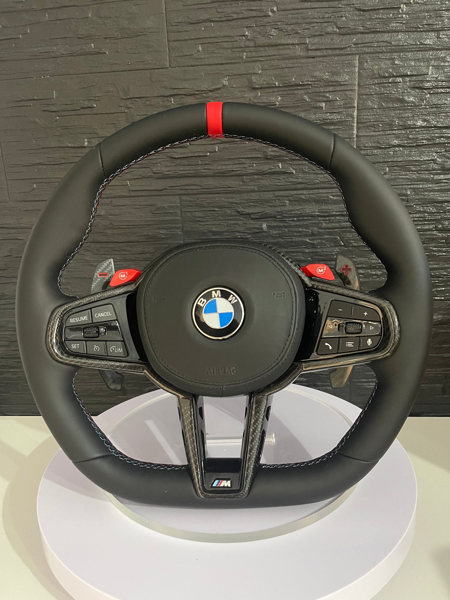 🏁 Volan Sport AT Performance – BMW Seria G – Piele naturală mată
