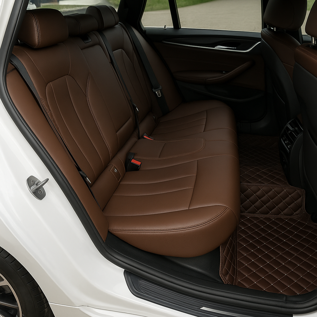 Covorase auto Premium BMW serie 5 G30 maro