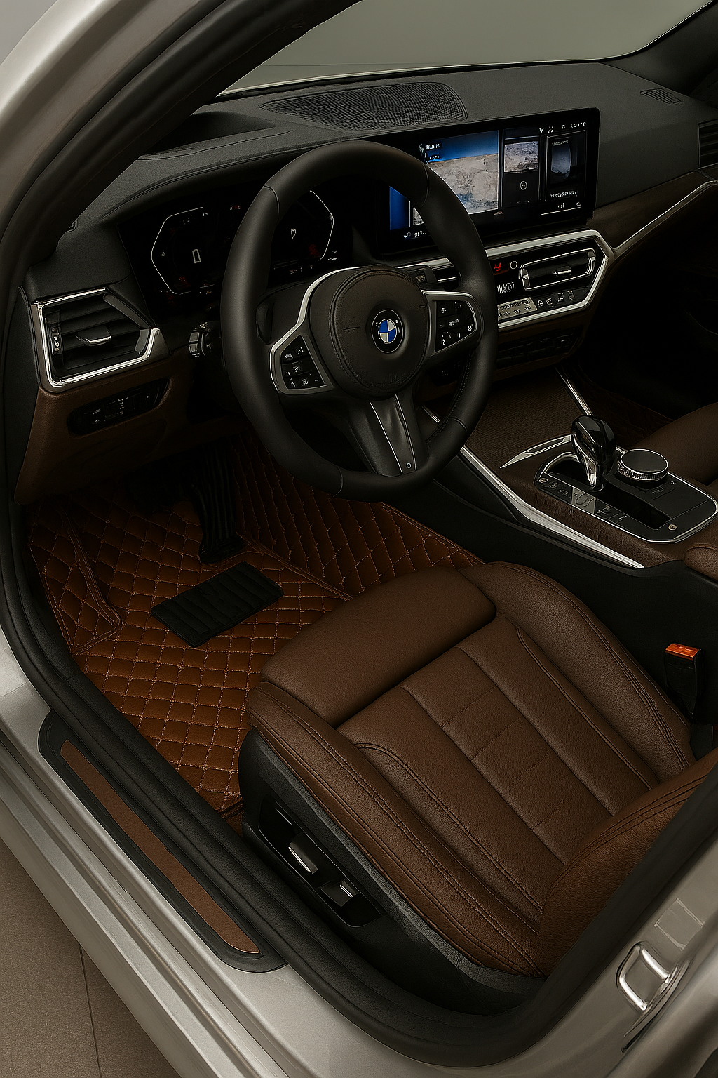 Covorase auto Premium BMW serie 3 2019 + maro