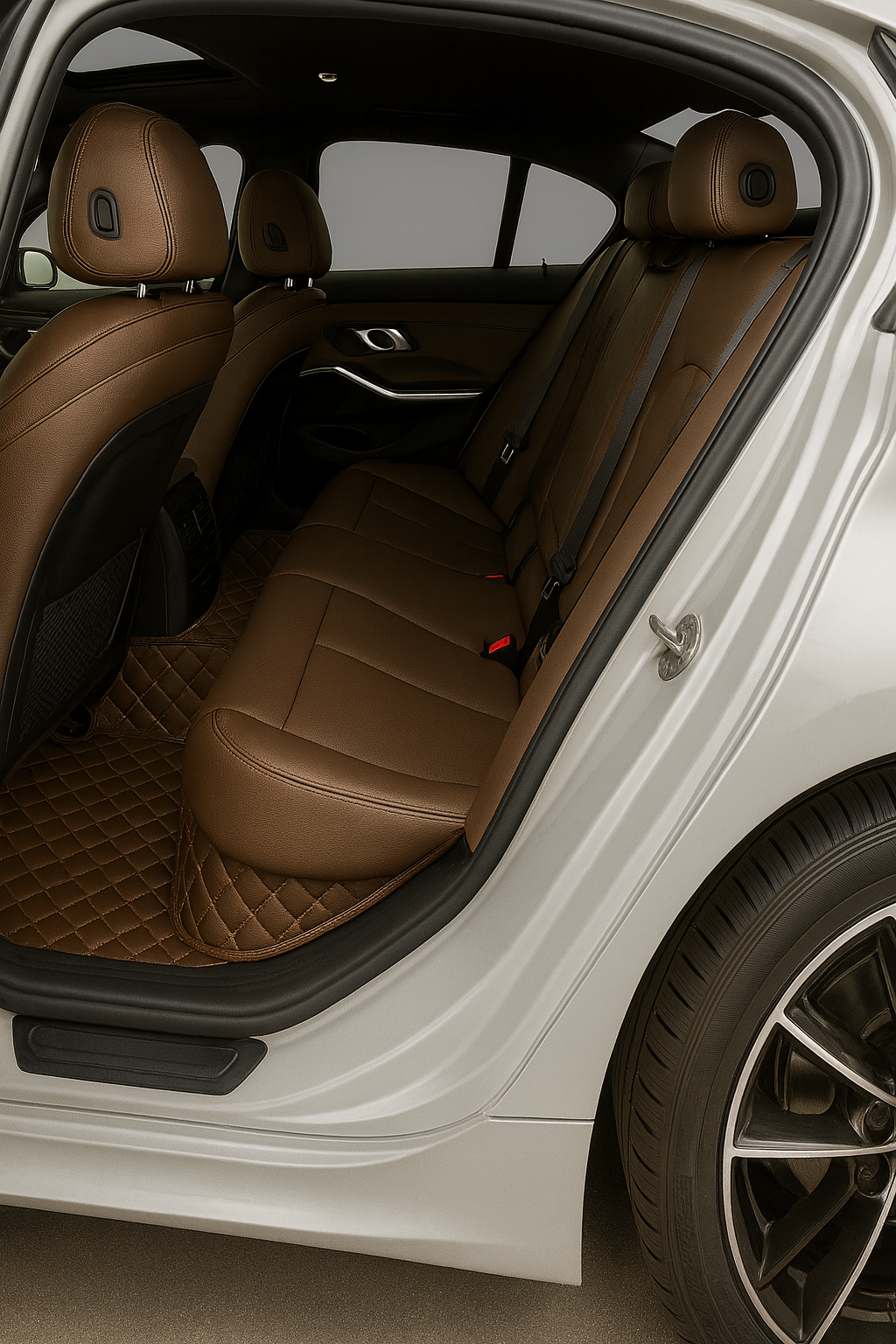 Covorase auto Premium BMW serie 3 2019 + maro