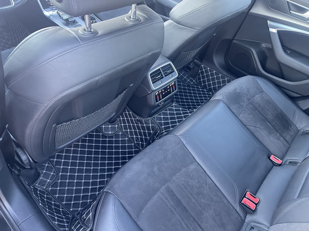 Covorase auto Premium BMW X6 2008-2014 negru cu fir crem