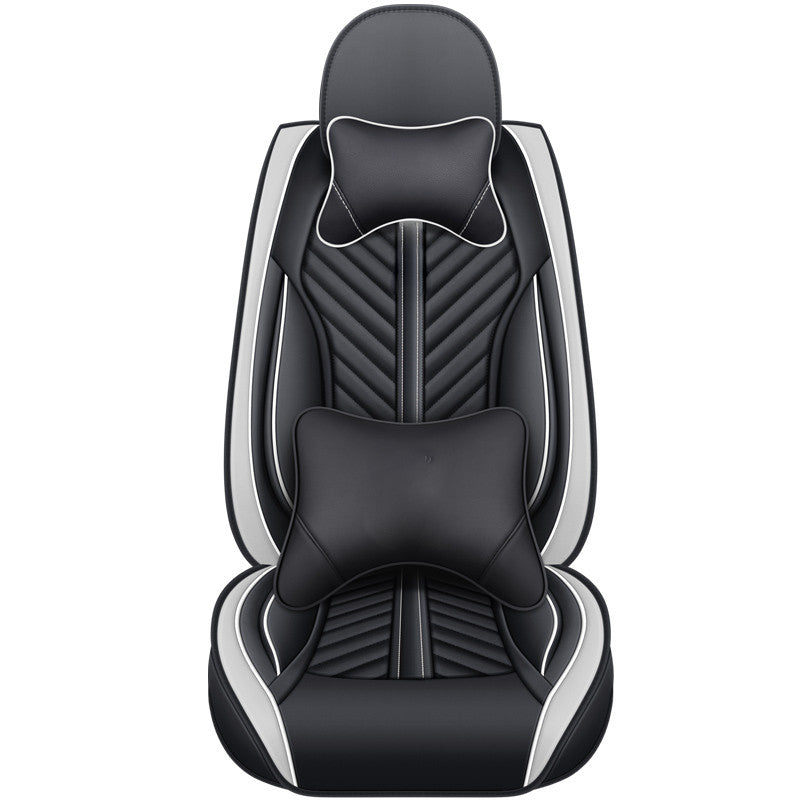 Huse auto Hyundai Luxury Negru + Alb