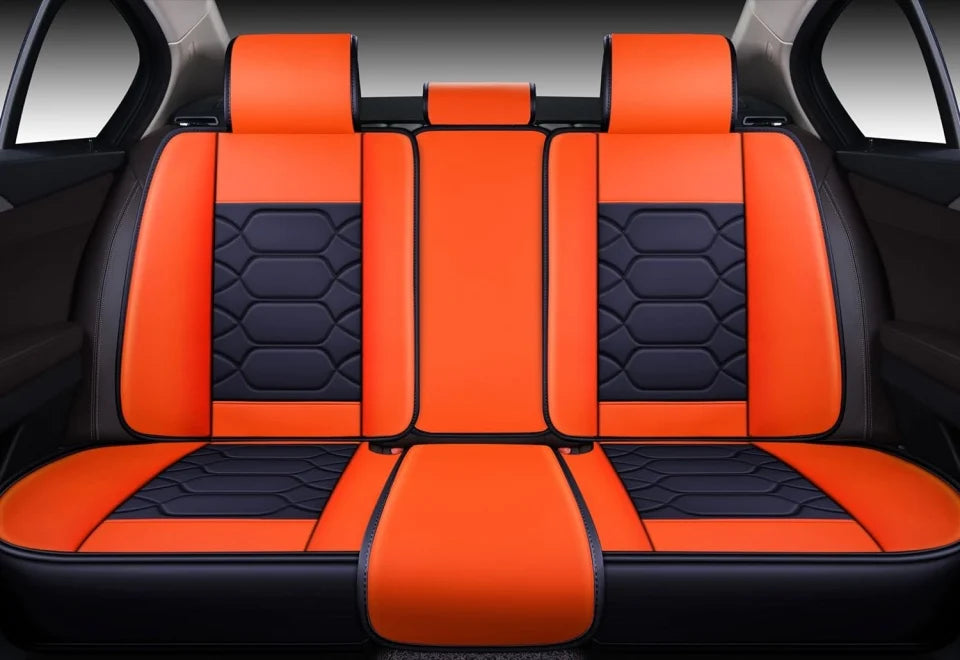 Huse auto Audi Royal Negre + Portocaliu