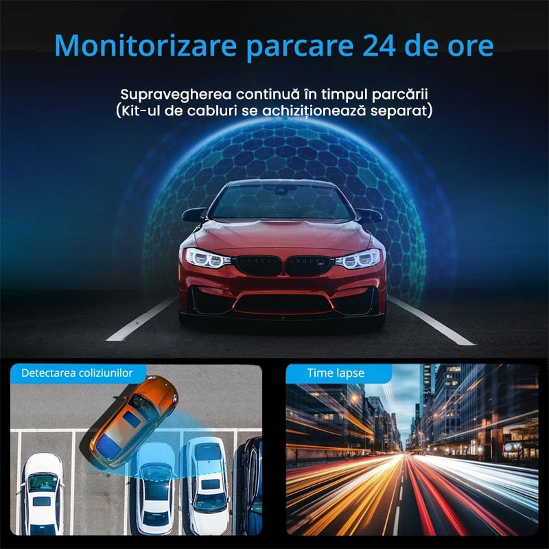 Camera de bord FULL HD 4K,Vedere nocturna, G-Sensor,Camera video marsarier inclusa , CARD 32 GB INCLUS