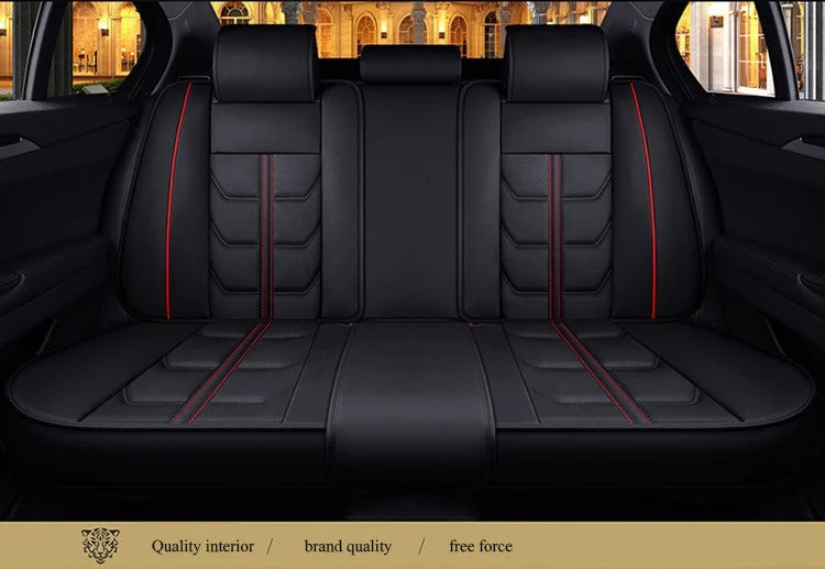Huse auto Chevrolet Modern Negru + Rosu