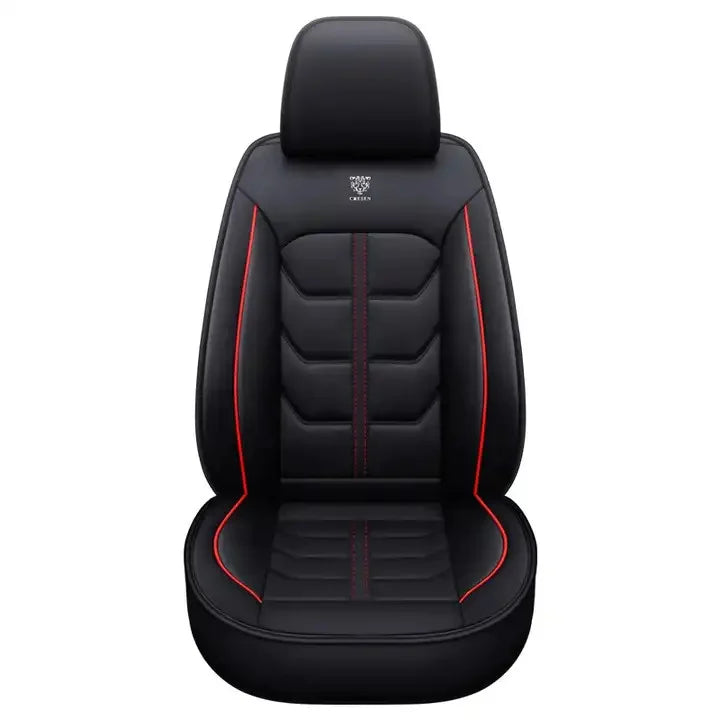 Huse auto Chevrolet Modern Negru + Rosu