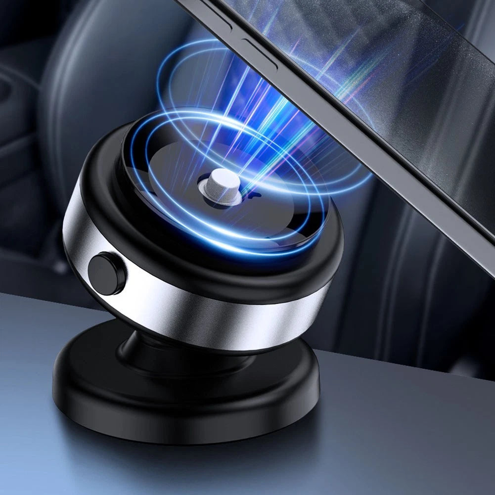 Suport Auto Magnetic cu Încărcare Wireless Rapidă 15W | Rotire 360° | Fixare Ultra-Puternică | Compatibil iPhone & Samsung