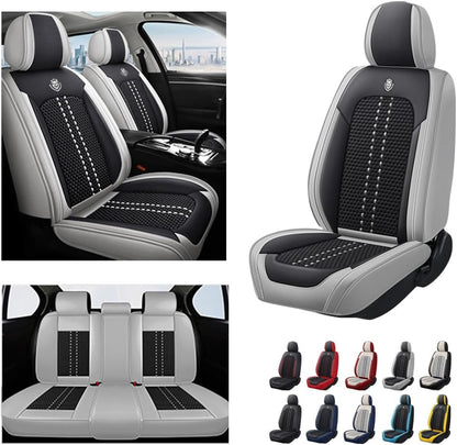Huse auto Dacia Elite Negru + Gri (Textil + Piele )
