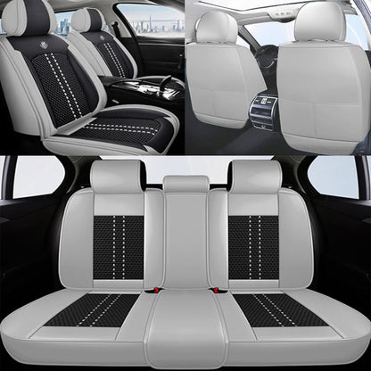 Huse auto Renault Elite Negru + Gri (Textil + Piele )