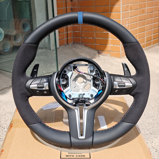 🏁 Volan Sport AT Performance – BMW Seria F , Alcantara + Piele