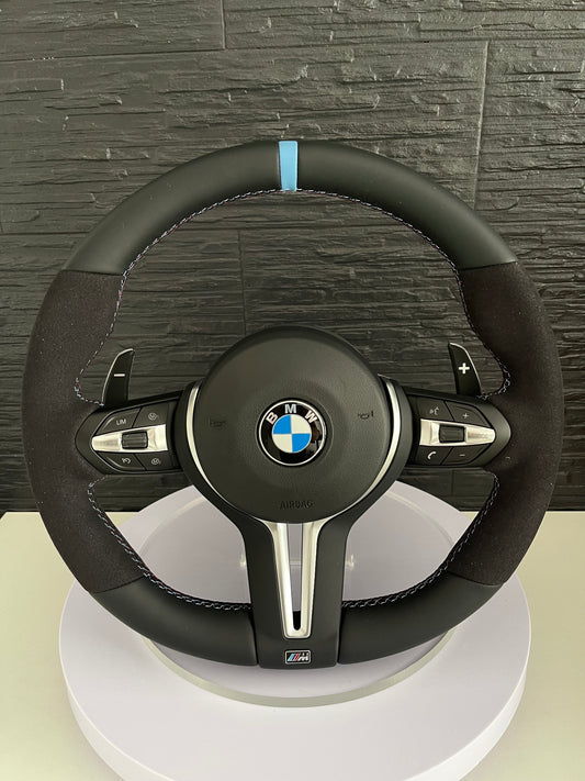 🏁 Volan Sport AT Performance – BMW Seria F , Alcantara + Piele