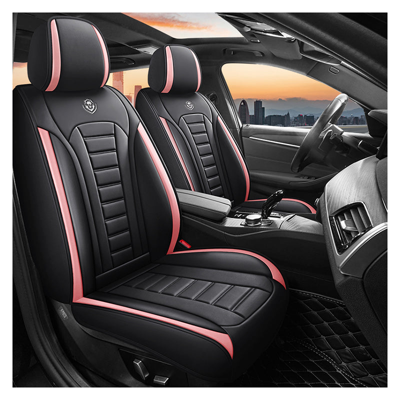 Huse auto Fiat Line Roz + Negru