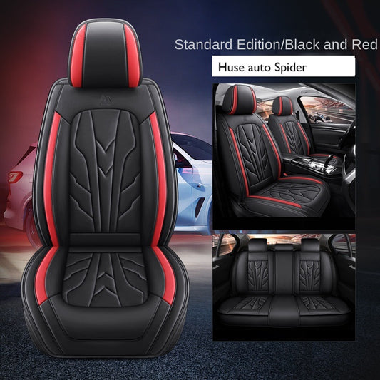 Huse auto Chrysler Spider Negru + Rosu