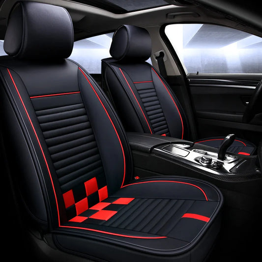Huse auto Infiniti Negru + Rosu