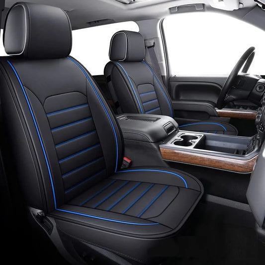 Huse auto Subaru Clasic Negre + Albastru/ Fara Pernute