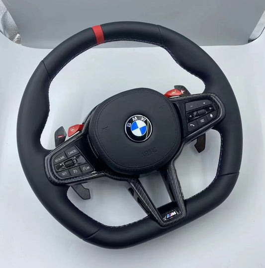 🏁 Volan Sport AT Performance – BMW Seria G –  Piele naturală mată