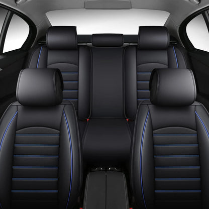 Huse auto Subaru Clasic Negre + Albastru/ Fara Pernute