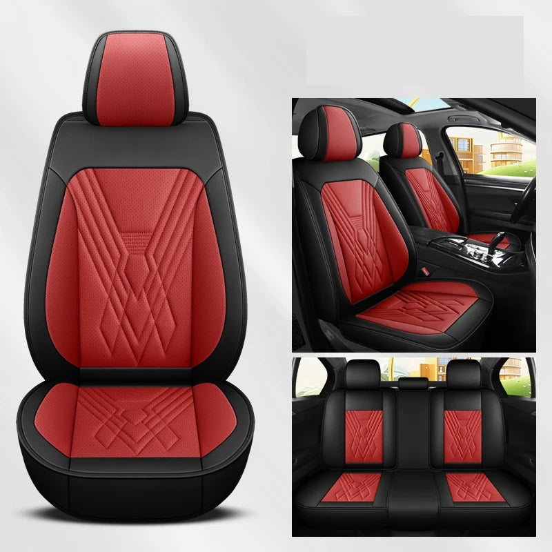 Huse auto Ford Avatar Rosu + Negru