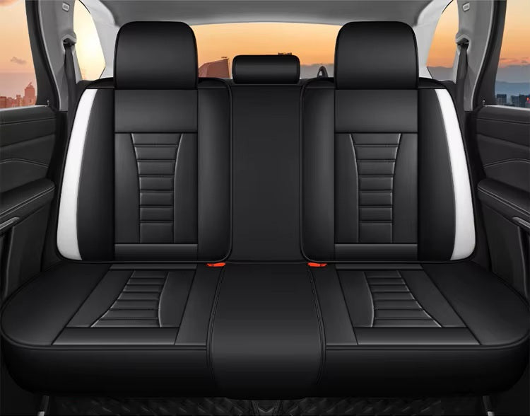 Huse auto Ssangyong Line Alb + Negru