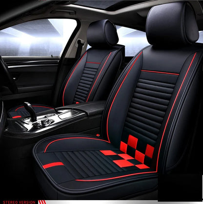 Huse auto Citroen Negru + Rosu