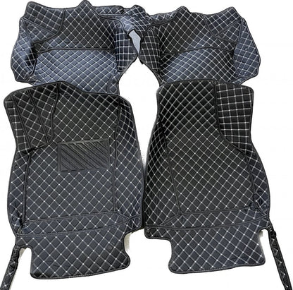 Covorase auto Premium BMW seria 8 , 2 portiere negru fir bej