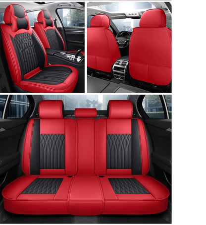 Huse auto Honda Exclusive ,Rosu + Negru