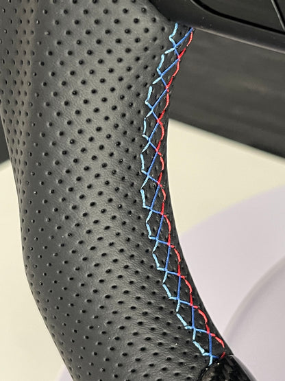 🏁 Volan Sport AT Performance – BMW Seria F ,  Full Carbon & Piele Perforată