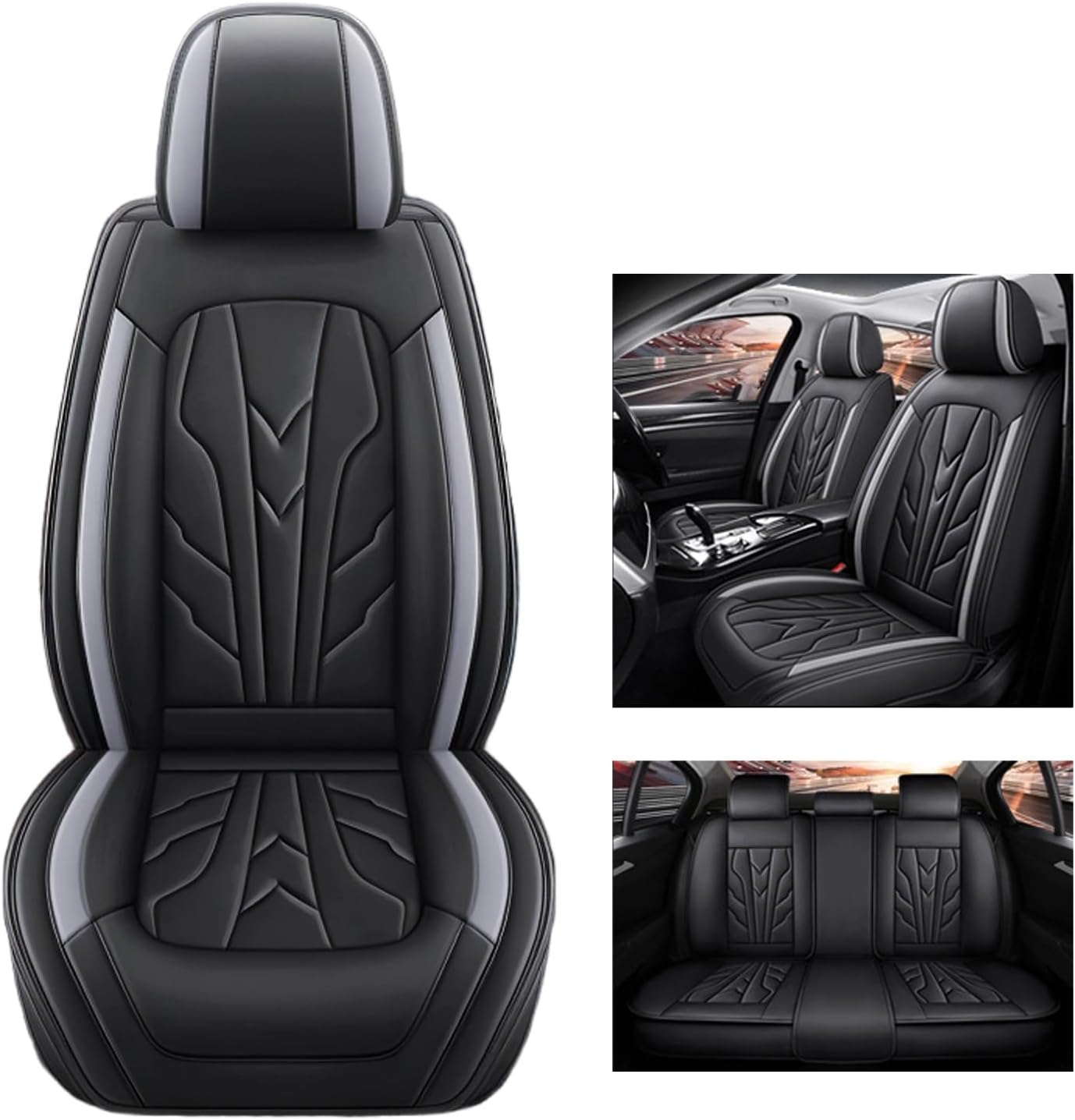 Huse auto Skoda Spider Gri + Negru