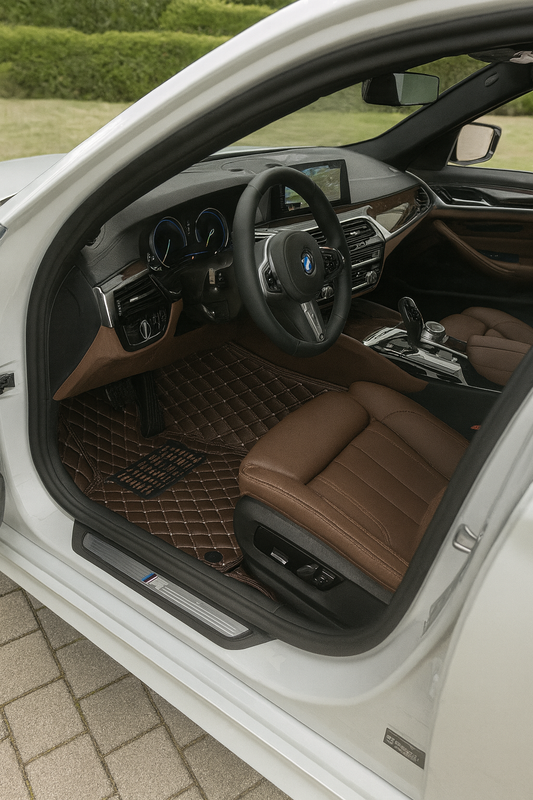 Covorase auto Premium BMW serie 5 G30 maro