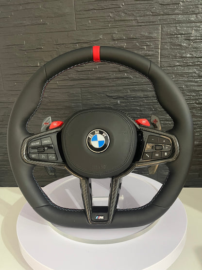 🏁 Volan Sport AT Performance – BMW Seria G –  Piele naturală mată