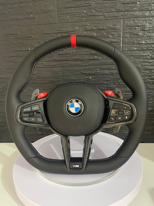 🏁 Volan Sport AT Performance – BMW Seria G –  Piele naturală mată