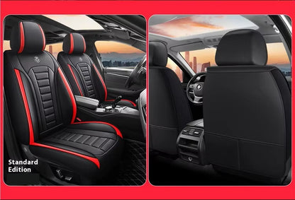 Huse auto Subaru Line Rosu + Negru