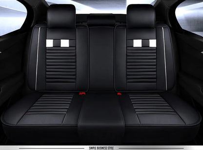 Huse auto Peugeot Negre cu Alb/ Fara Pernute
