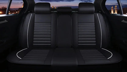 Huse auto BMW Clasic Negre cu Alb / Fara Pernute