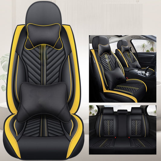 Huse auto Suzuki Luxury Negru + Galben /  Nu Include Pernute