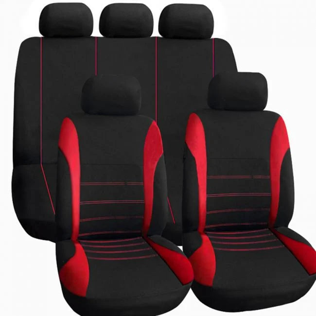 Huse Auto Universale Negre + Rosu