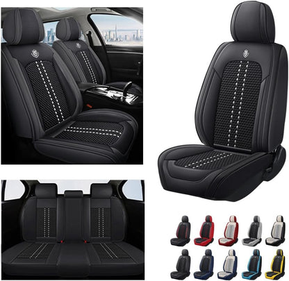 Huse auto Toyota Elite Negru (Textil + Piele )