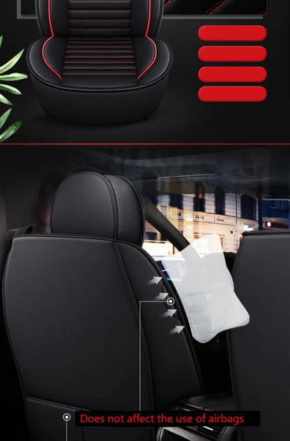 Huse auto Modern Negru Complet