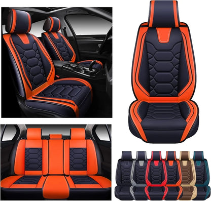 Huse auto Jeep Royal Negre + Portocaliu