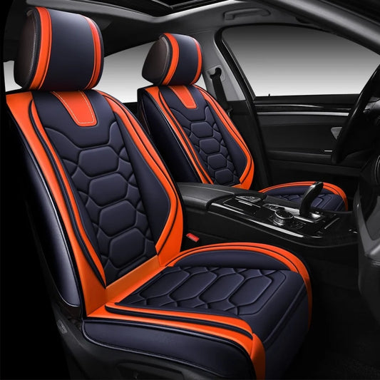 Huse auto Mercedes-Benz Royal Negre + Portocaliu