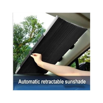 Parasolar Auto Retractabil Impotriva Razelor UV, Fixare Prin Ventuze