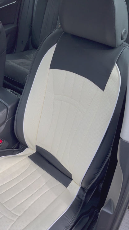 Huse auto Suzuki Abstract Crem + Negru