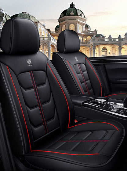Huse auto Honda Modern Negru + Rosu